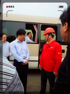 潛江市紫月路西延道路工程施工，市領(lǐng)導(dǎo)親臨現(xiàn)場視察、指導(dǎo)工作